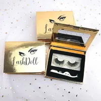

Cruelty Free Vegan 3D Faux Mink Eyelashes Private Label 3D Silk Lashes Custom Eyelash Package Box Wholesale Mink Lash Vendor