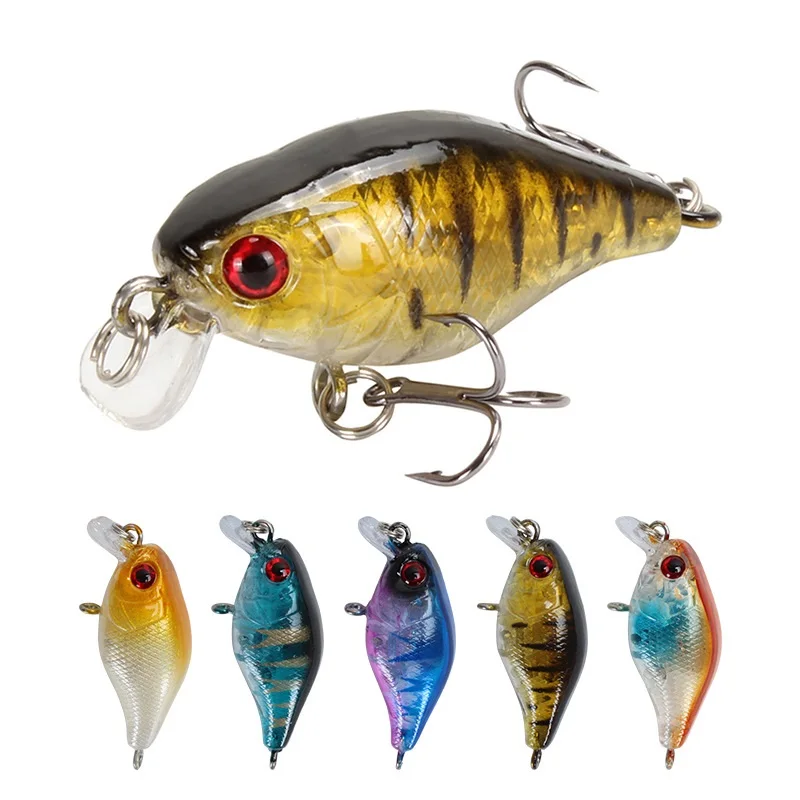 

wholesale low price fishing bait hard body minnow lure, 5 colors