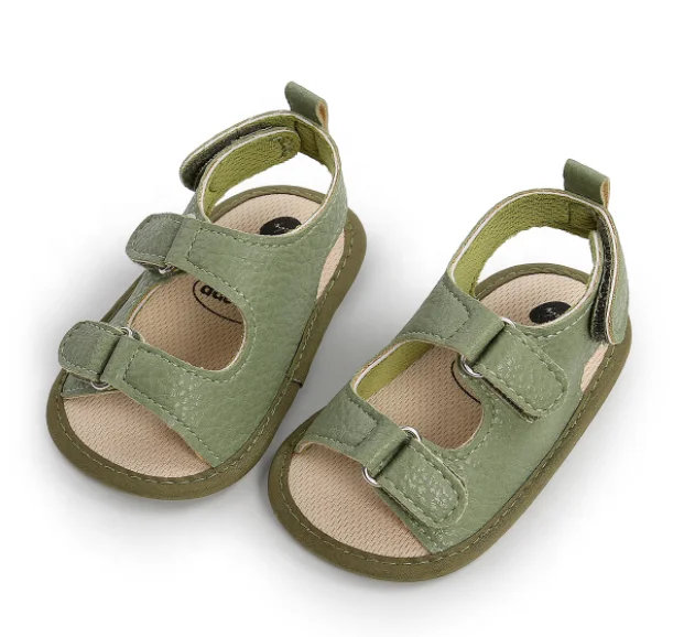

Hot summer children sandals cute baby walking shoes newborn toddler baby shoes for new walkers, Black/brown/khaki/white/green