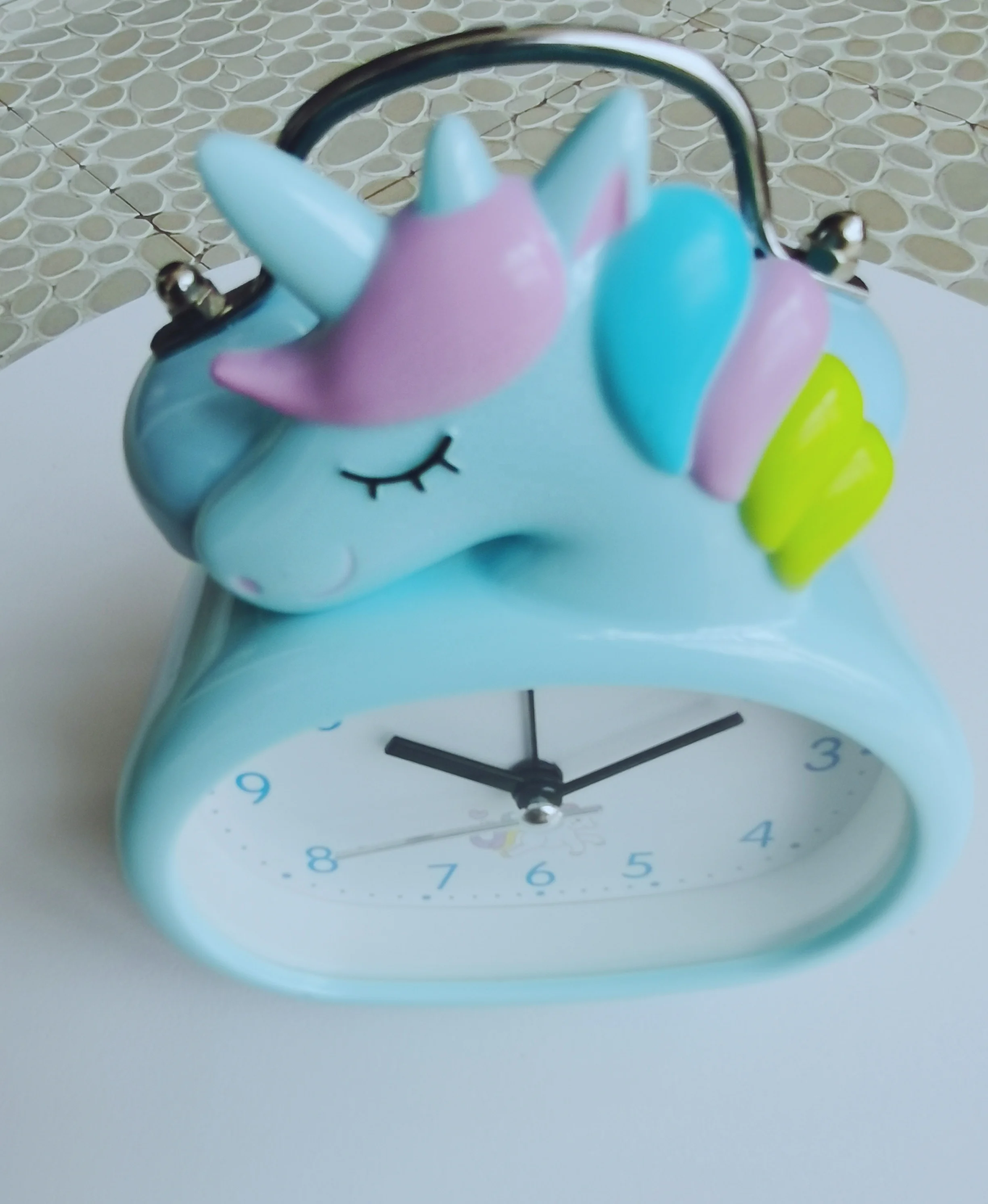 

2021 cute unicorn design alarm clock table for kids have a good sleep to gift or giveaway, Cunstom