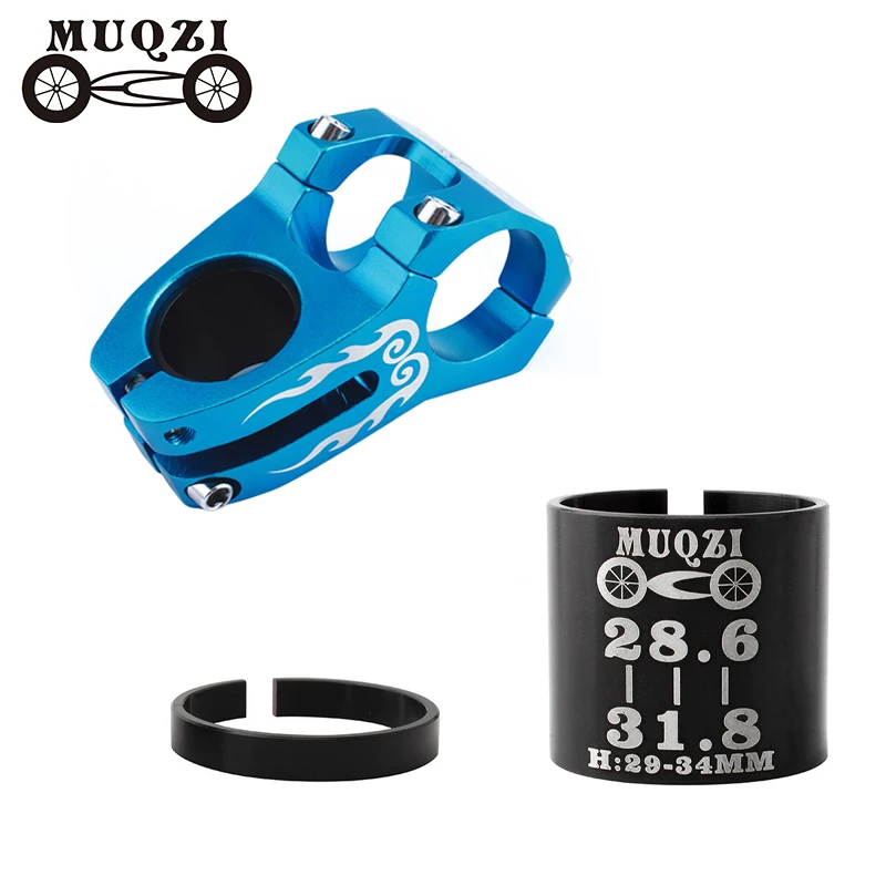 

MUQZI Bike Fork Adapter 28.6 TO 31.8 MM Conversion Sleeve Aluminum Alloy Stem Fork Diameter Adjust For MTB Road Fixed Gear Bike