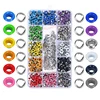 Factory Price Matt Black Metal Eyelets Blank Brass Eyelet