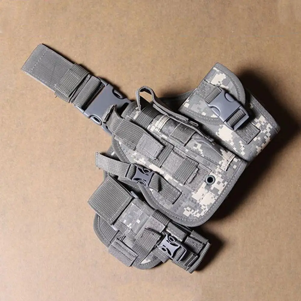 

Custom Adjustable Nylon Magazine Holster Army Tactical Thigh Gun Holster, Black, green, khaki(coyote)