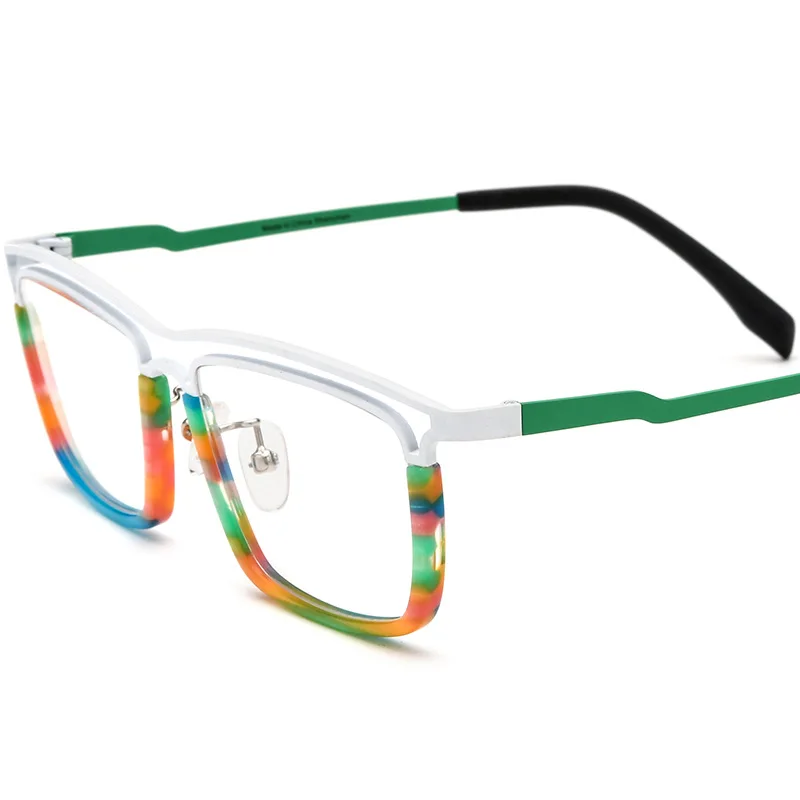 Pure Titanium Glasses Frame 2025 Prescription Eye Glasses Square Eyeglasses Myopia Optical Eyewear