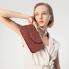 Fashion high quality ladies crocodile texture PU square bag metal ring decoration crossbody bag wholesale women handbags purse
