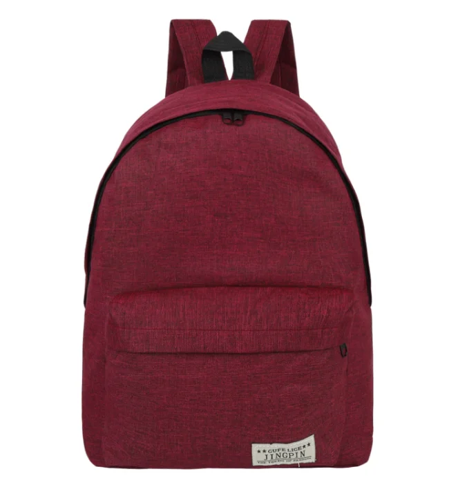 

Hot Sell Unisex School Bags Plain Book Bags Middle School Backpack Nigeria India School Bag