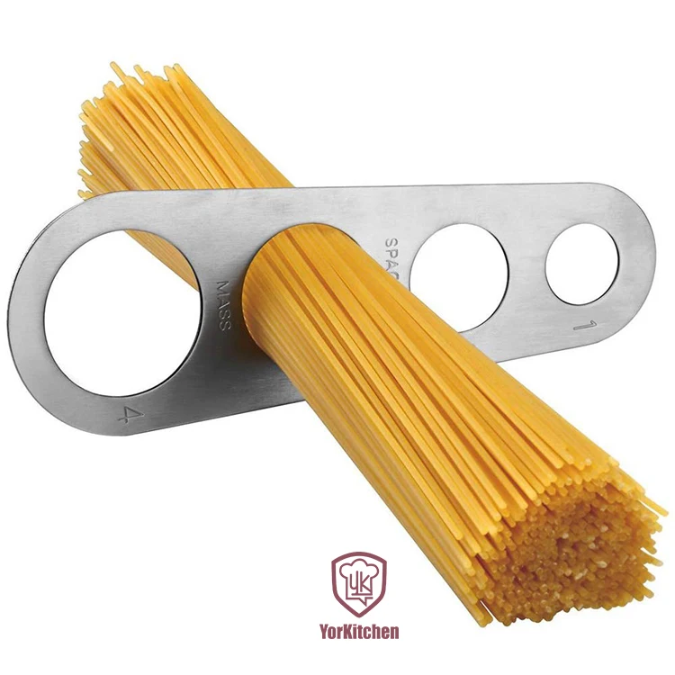 

Stainless Steel Spaghetti Pasta Measuring Tool Four Different Measuring Holes Control Gadgets