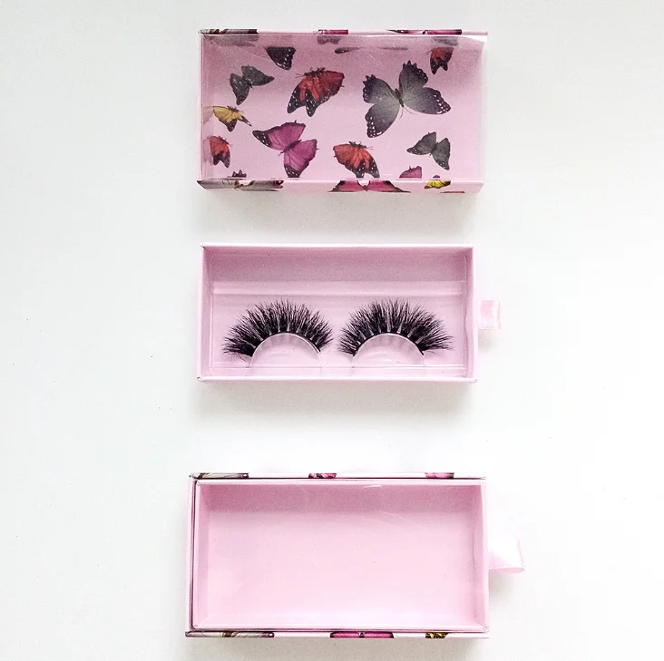 

Create your own brand good price faux super natural mink eyelashes, Black color