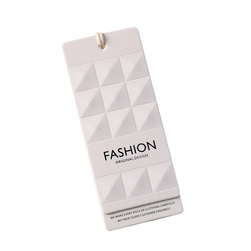 

Custom Logo Clothing Letterpress Hang Tag Oem Eco Friendly Debossing / Embossing Hang Tag