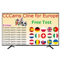 

Reseller Panel 8 lines for CCCam Cline Europe Receptor de Satellite CS Astra Hotbird