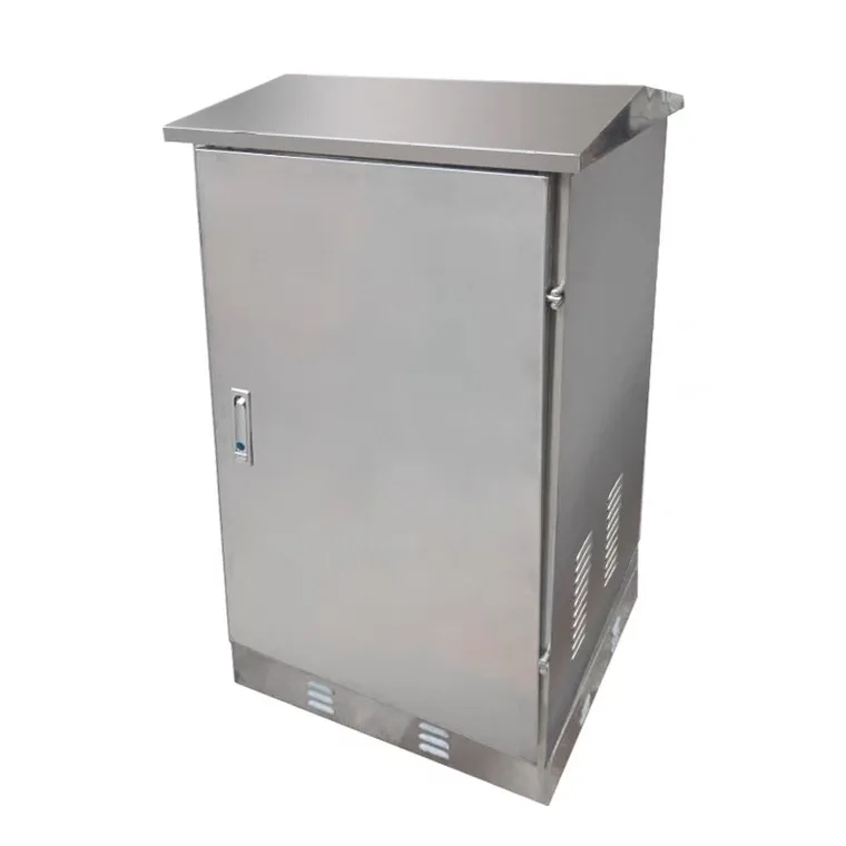 

500*600*400mm 6U Outdoor Network Cabinet Stainless Steel Rack Floor Waterproof Rain Proof Monitor Power Amplifier Switch Box