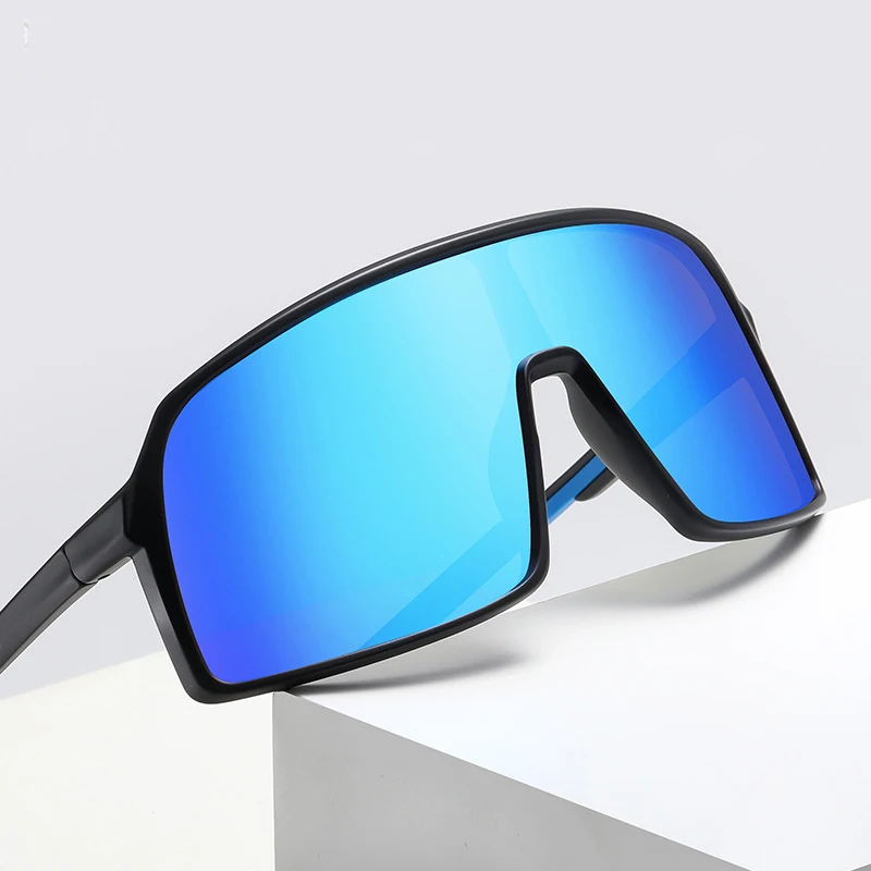

New Sports sunglasses TR90 Big Frame Fashion men polarized sport sunglass cycling sun glasses