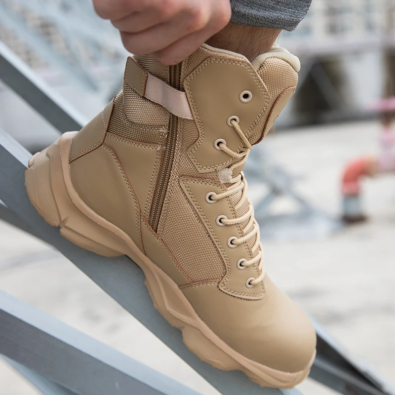 

Steel Toe Safety Shoes For Men And Women YUNTI Lightweight Breathable Industries Construction Work Shoes Slip Resistant Boots