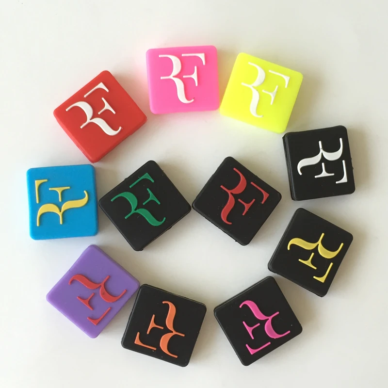 

Wholesale colors RF square tennis string vibration dampeners, Do in pantone numbers