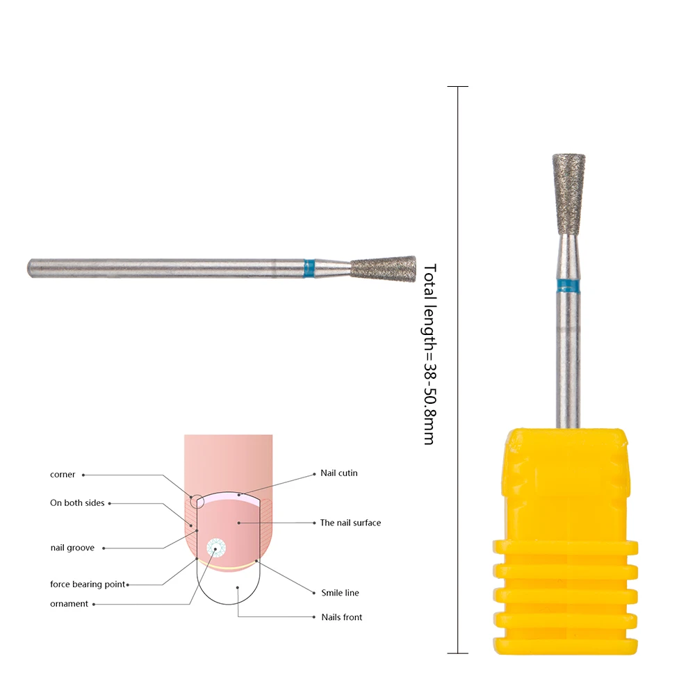 

Professional Calluse Remover Diamond Nail Drill Bit Russian Pedicure Tool Foot Care