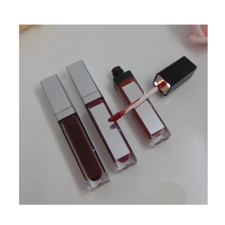 Clear Shiny Private Label Lipgloss with mirror and LED Light