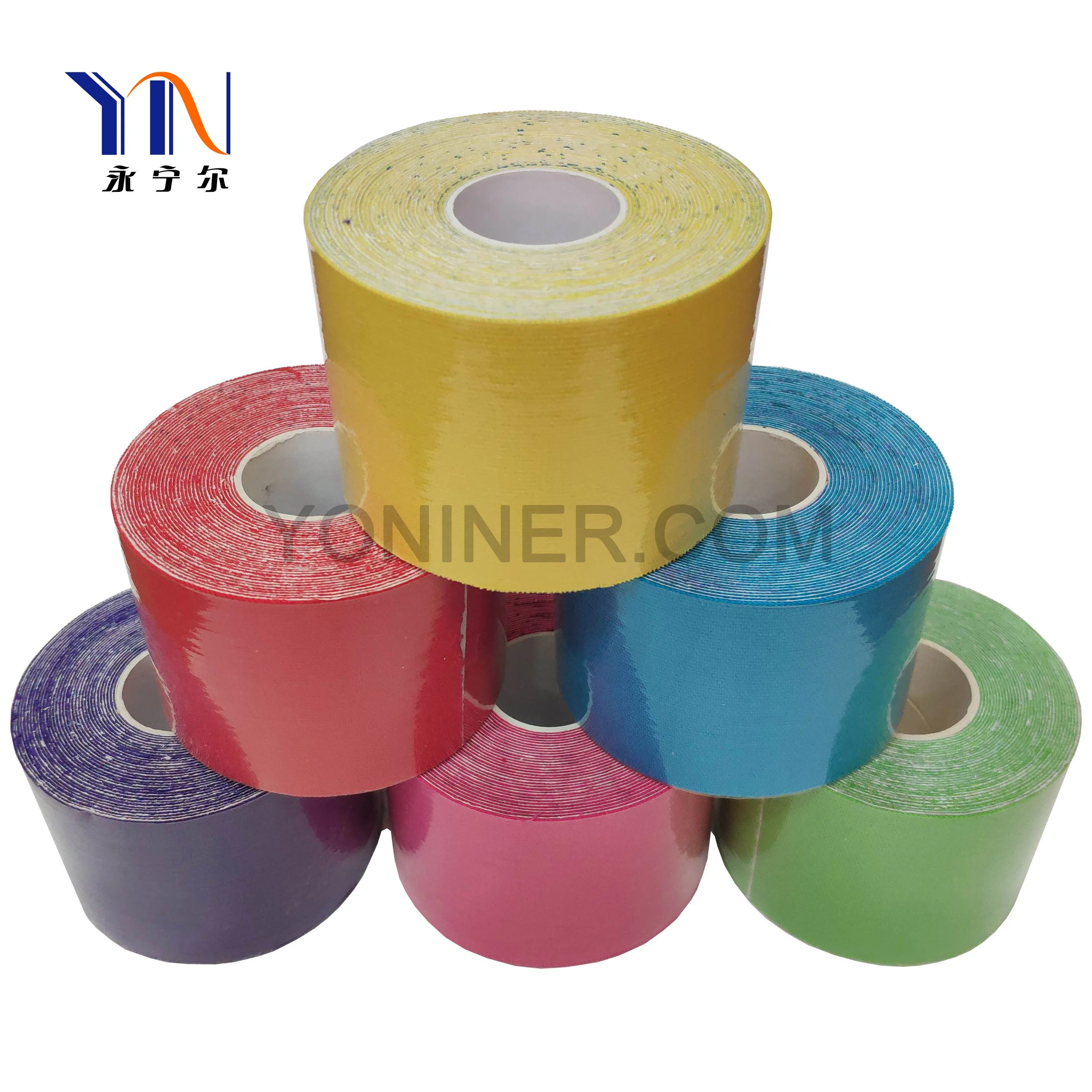 
Colorful kinesiology tape cotton stretch heavy adhesive 