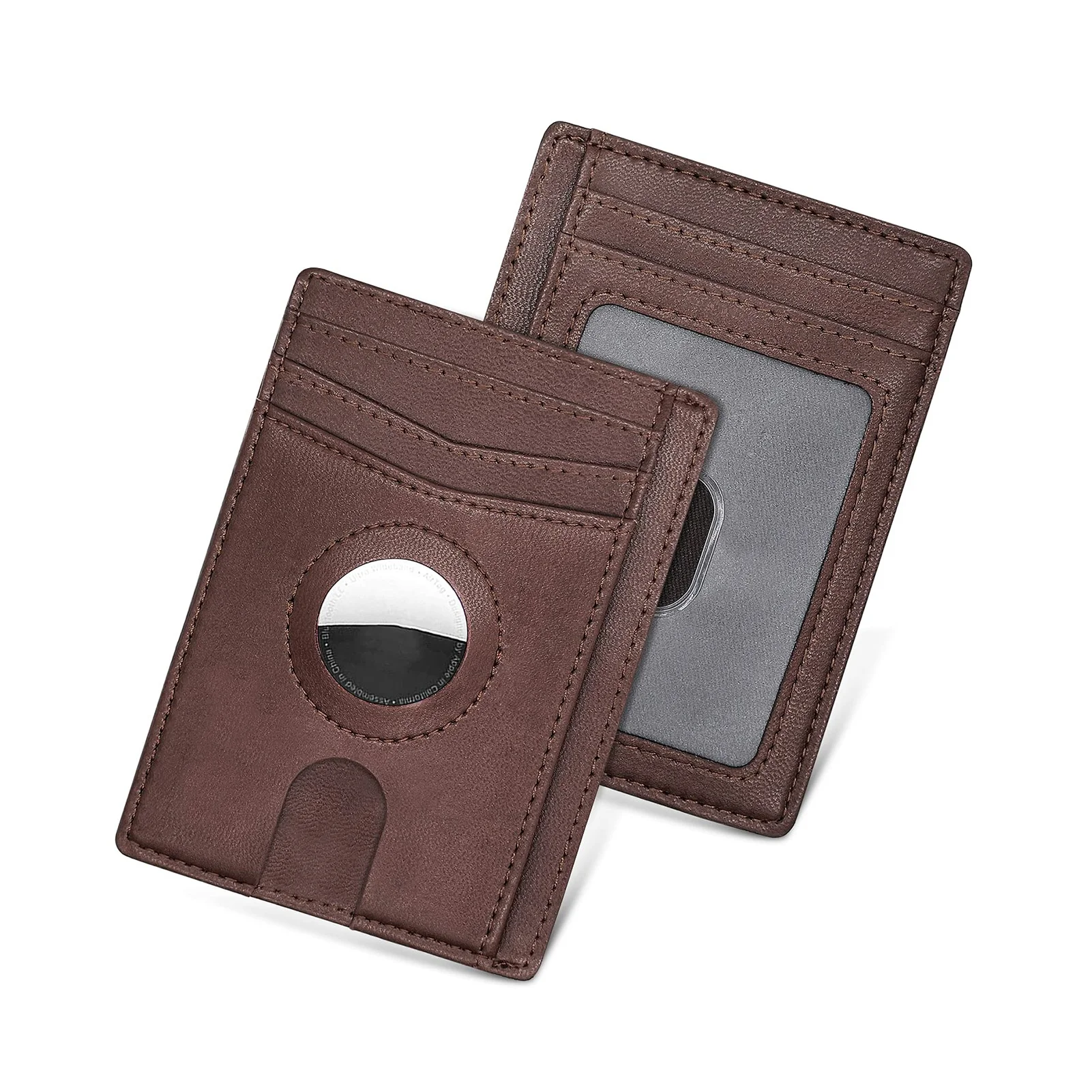 

Factory directly airtag slim wallet mens leather card holder wallet leather wallet for men