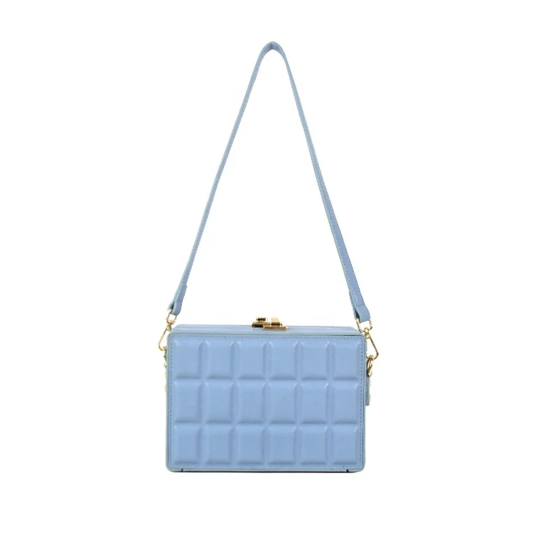 

2021 Fashion Design Women Small Handbags case-hardened PU Leather Armpit Shoulder Bags Simple Girls Clutch Purse Tote, Blue