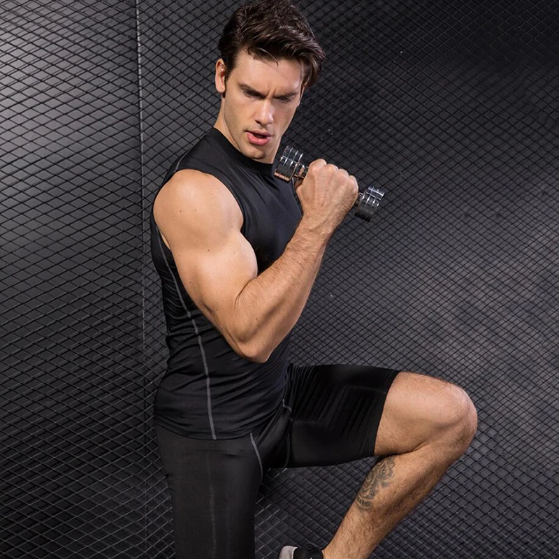 

Hot Sale Plus Size Jogging Sleeveless T Shirt Sportswear Men's Vests & Waistcoats, Picture