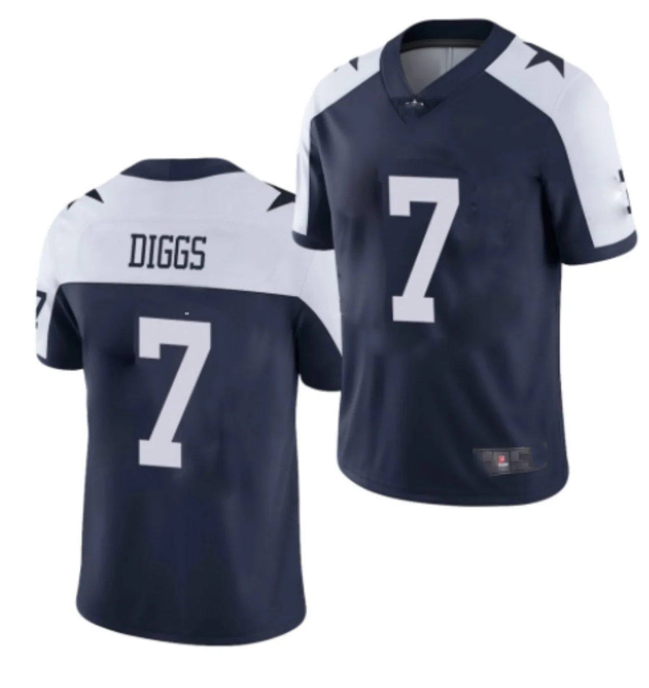 

New 2021 Vapor Limited Dallas Cowboy #7 Trevon Diggs American Football Jersey Top Embroidery Personal Custom for Any Name