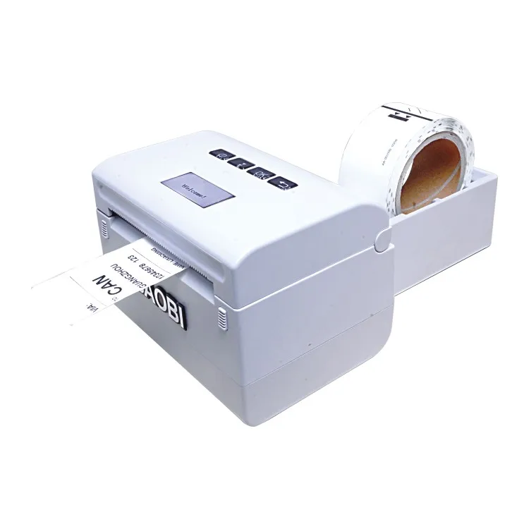 

High Efficiency Thermal Printer RFID Luggage Tag Boarding Passes Airport Airline Printer, Grey