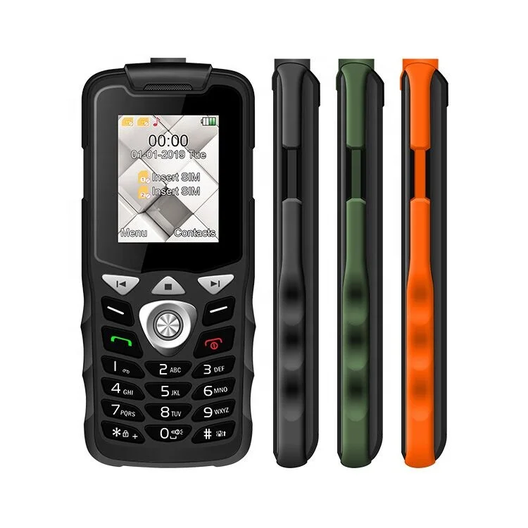 

Cheap Chinese design bar shape dual sim quad band mobile phone, Black, black/orange, black/green