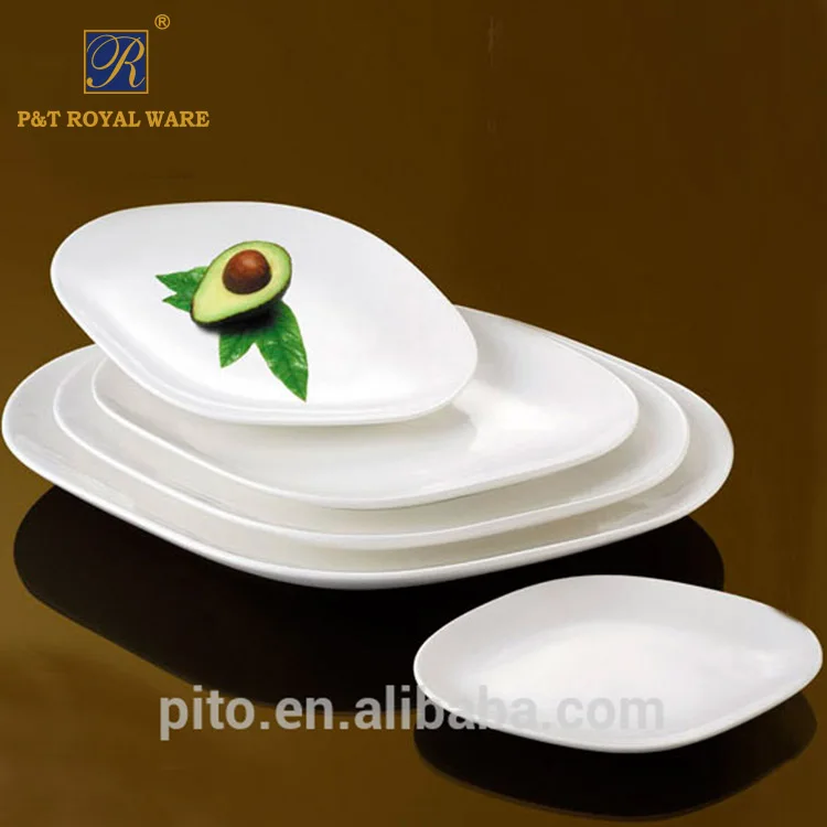 High temperatures porcelain plates