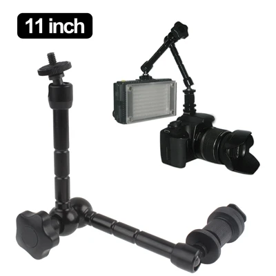 

New Idea Design 11 inch Articulating Magic Arm Stand Bracket for LCD Field Monitor / DSLR Camera / Video lights