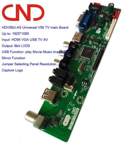 

CND low price tv main board lcd tv HDV56U-AS V2.1