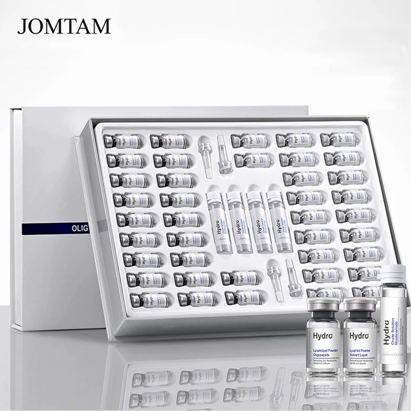 

JOMTAM 44pcs oligopeptide nicotinamide lyophilized powder suit brightening shrink pores fades fine lines facial serum set