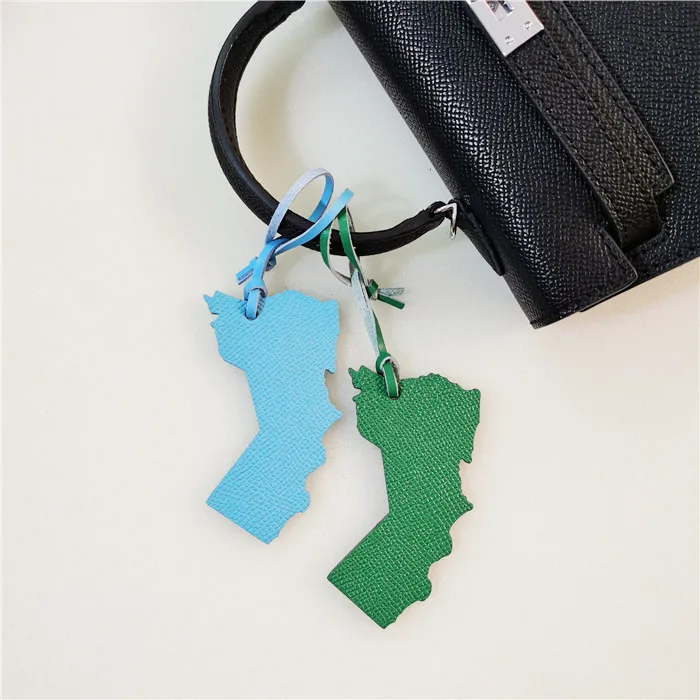 

Map Of Oman Shape Women Bag Charm Leather Accessories