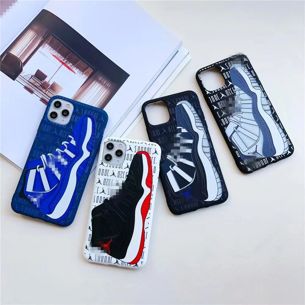 

Fashion brand logo 1.5 mm silicone TPU phone case for iPhone 11 12 Pro soft silicone phone case cover, 29 pattern