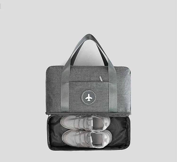 

Travel Duffel Bag, Sports Tote Gym Bag, Shoulder Weekender Overnight Bag for Women and Men, Black,blue,purple