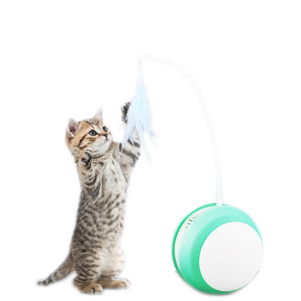 

Various Color Interactive Pet Toy Robot Cat Wheel Laser Automatic, As picture