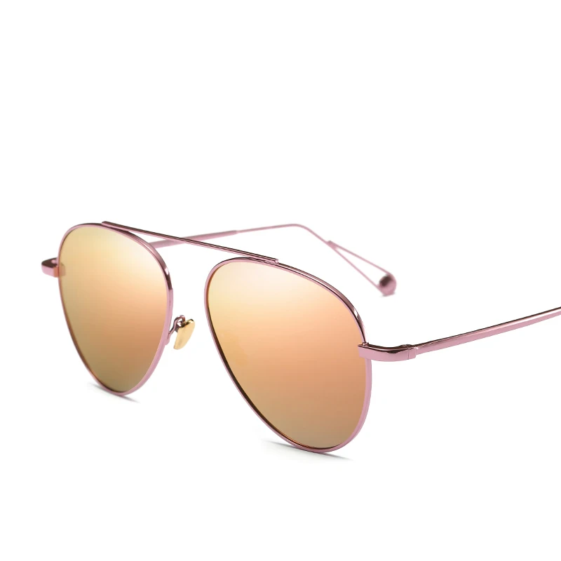 

SHINELOT PE003 Women And Men Trending Style Multicolor Mirror Lenses Metal Frame Polarized Sunglasses