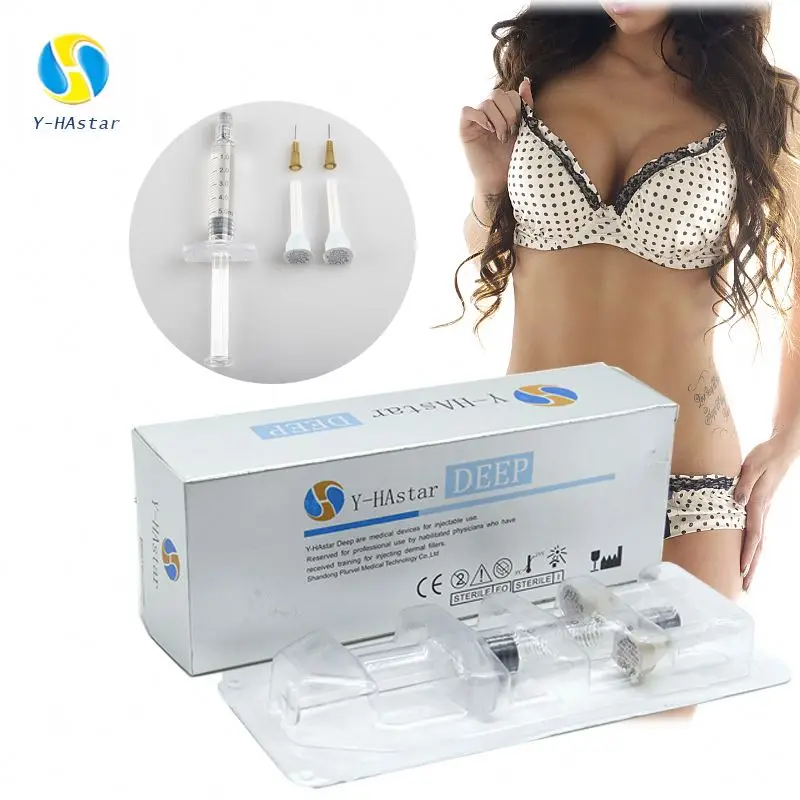

Pure Hyaluronic Acid High Quality Derm Filler 10cc HA Buttocks Breast Injection, Transparent