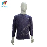 

Long Sleeve Crew Neck Custom Sublimated UV Protective Shirt