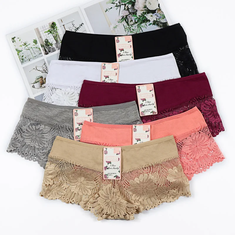 

wholesale Traceless Seamless Girl Boy short Lady's panties sexy underwear For Women, Mix color