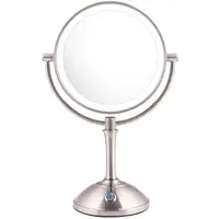 

Conair Style Oval Shape Two Sides Table Top Illuminated Cosmetic Vanity Mirror With Light