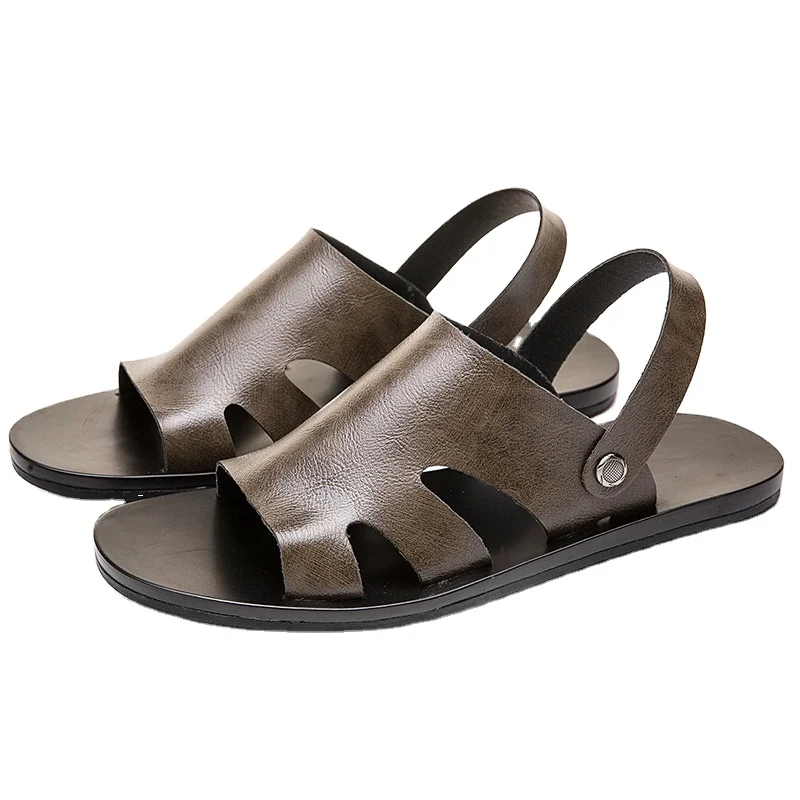 

Summer durable men's slippers wholesale beach slides slippers waterproof men casual shoes, Picture