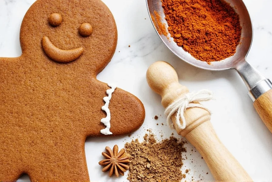 Gingerbread spice mixed with roasted carrots