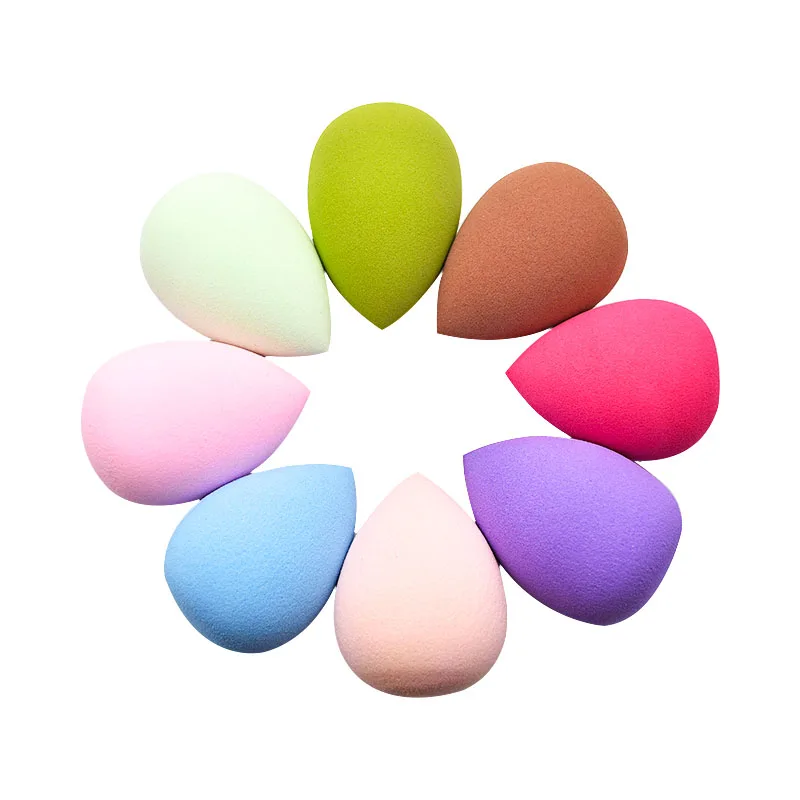 

Cleaning Sponges Water Drop Puff Multiple Color Cosmetic Smooth Powder Basic Sponge Makeup Brush Tool MZS1004