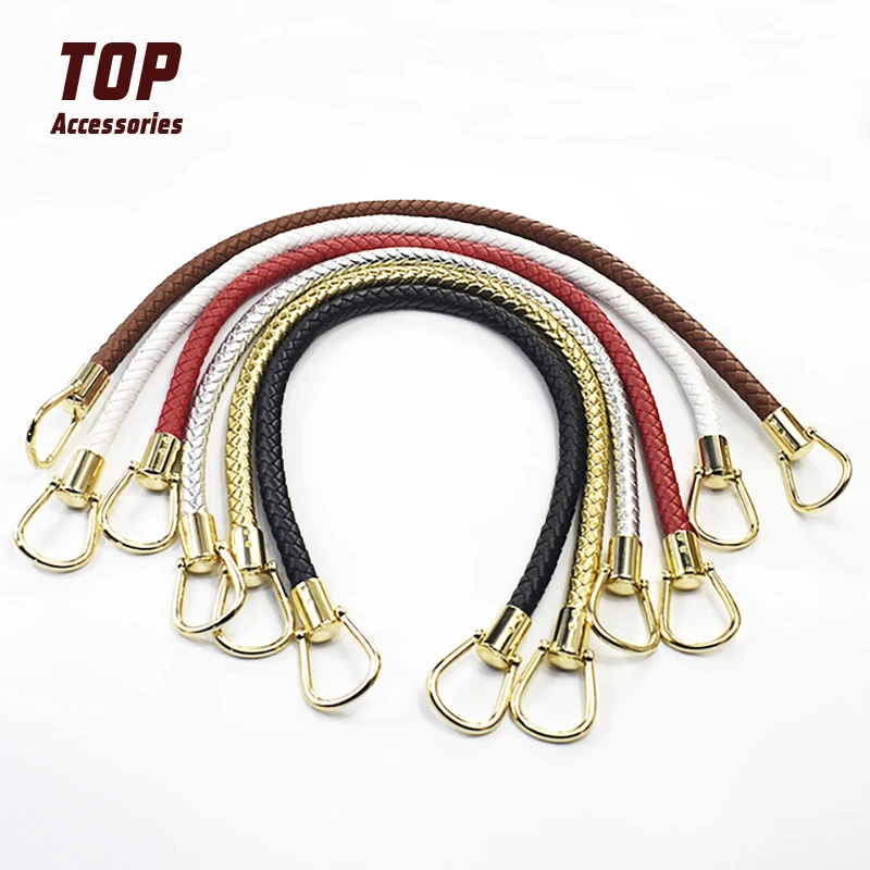 

Wholesale Woven Leather Handle Belt Strap