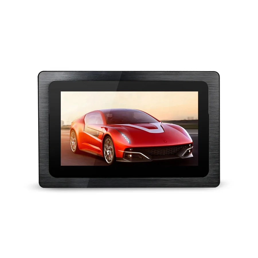 

CTFLY  350 nit LCD industrial embedded touch screen monitor display with 3mm front frame, Silver or black