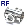 RF Hygienic Inline Union Tank Sight Glass Tri Clamp Stainless Steel For Food Grade