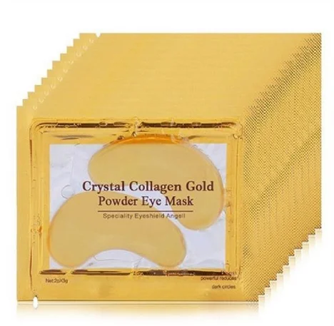 

Crystal Collagen Eye Treatment Mask Anti-Puffiness Dark Circle Moisturizing Eyes Masks Beauty Skin Care, Golden