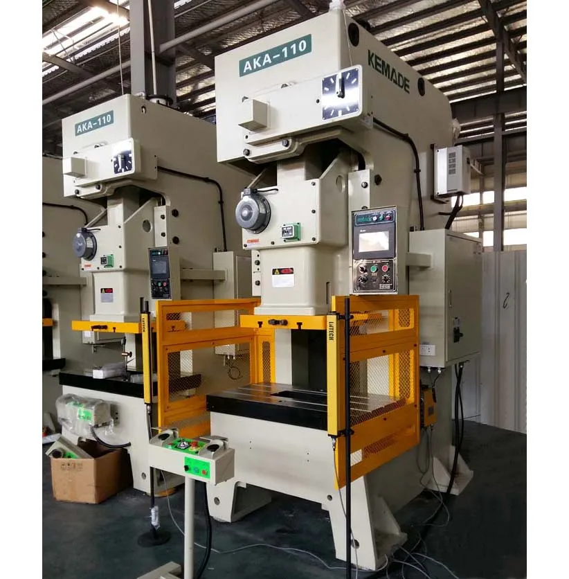 
100 ton 110 ton 125 ton 160 ton 200 ton Punch Press C frame Single Crank Eccentric Mechanical Power Press Machine 