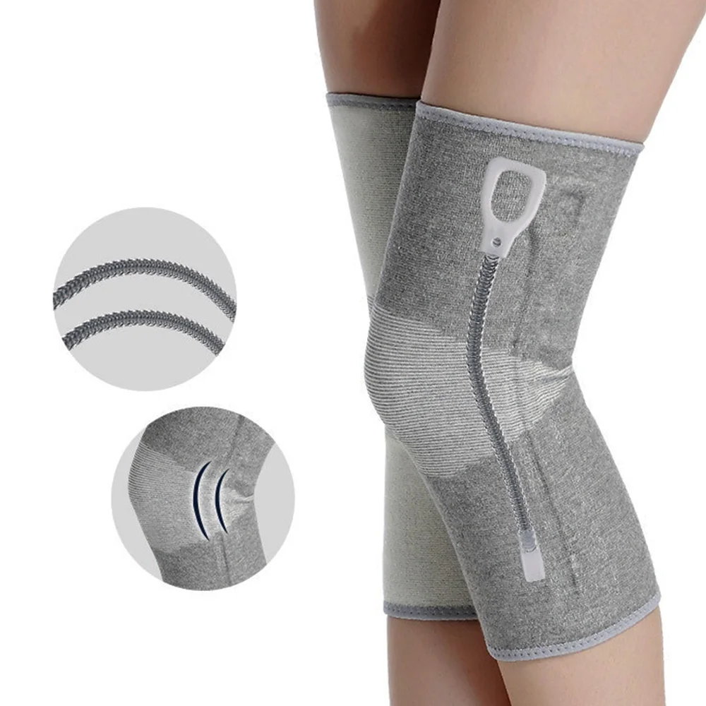 

CE Approved Knee Brace Knee Support With Spring for Arthritis, Gray