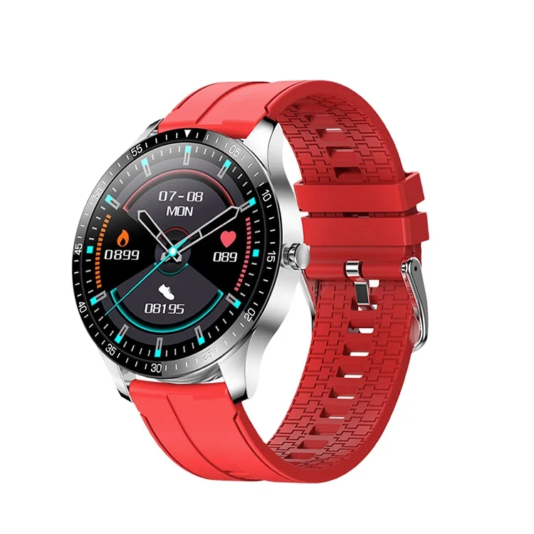 

2021new Full screen touch Smart Watch blood pressure Heart Rate Monitor Fitness sport watch S80 smart bracelet Source factory, Black, red, blue, green